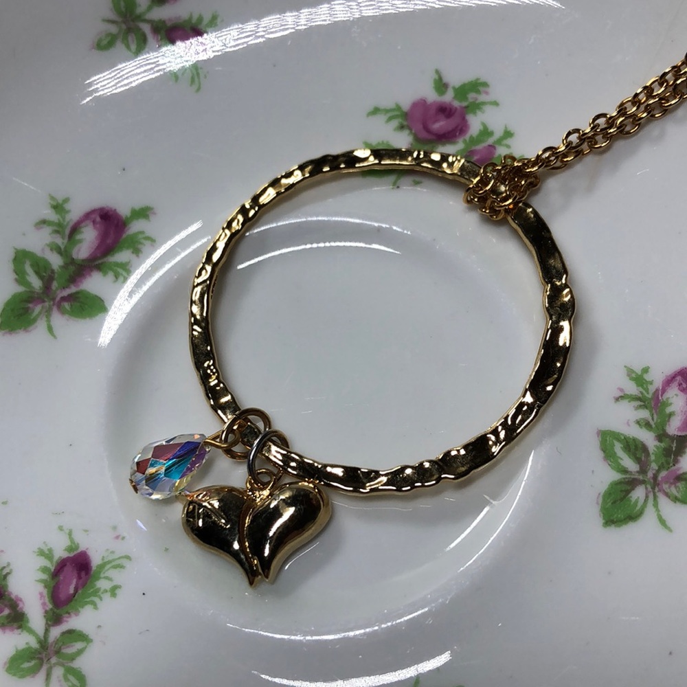 Long “Gold” Necklace with Charms